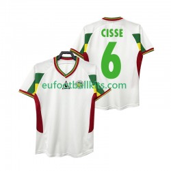 Senegal CISSE 6 Retro Home Football Shirts 2002 Men LS