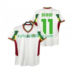 Senegal DIOUF 11 Retro Home Football Shirts 2002 Men LS