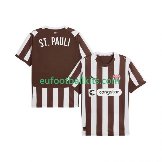 St. Pauli Home Football Shirts 2025-2026 Men LS