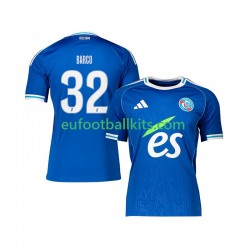 Strasbourg Valentin Barco 32 Home Football Shirts 2025-2026 Men LS