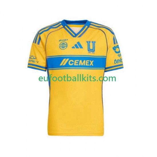 Tigres UANL Home Football Shirts 2025-2026 Men LS