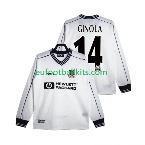 Tottenham Hotspur GINOLA 14 Retro Home Football Shirts 1997 1999 Men SS