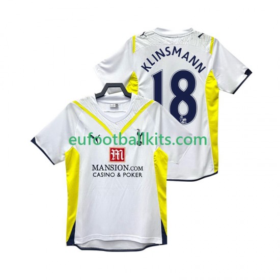 Tottenham Hotspur KLINSMANN 18 Retro Home Football Shirts 2009 2010 Men LS