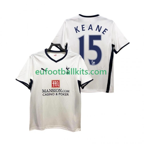 Tottenham Hotspur Keane 15 Retro Home Football Shirts 2008 2009 Men LS