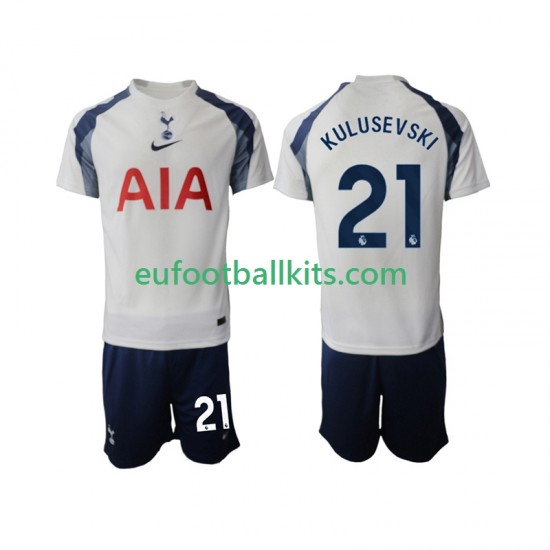 Tottenham Hotspur Kulusevski 21 Home Football Shirts 2025-2026 Kids LS
