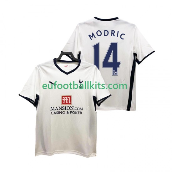 Tottenham Hotspur Luca Modric 14 Retro Home Football Shirts 2008 2009 Men LS