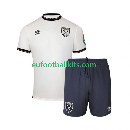 West Ham United Away Football Shirts 2025-2026 Kids LS