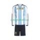 Argentina Home Football Shirts World Cup 2026 Kids SS