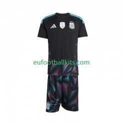 Argentina Goalkeeper Home Football Shirts World Cup 2026 Kids LS