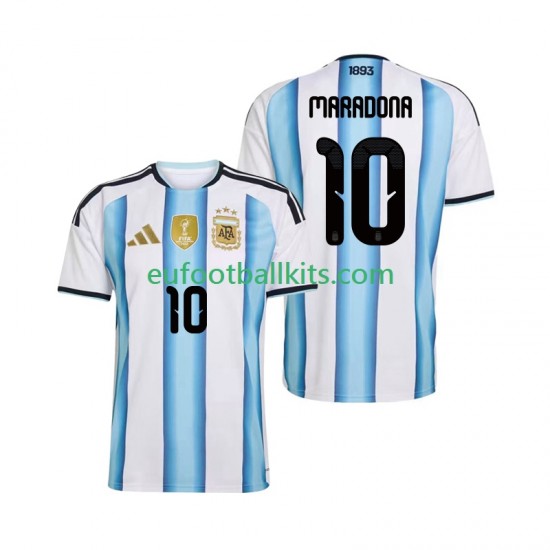 Argentina Maradona 10 Home Football Shirts World Cup 2026 Men LS
