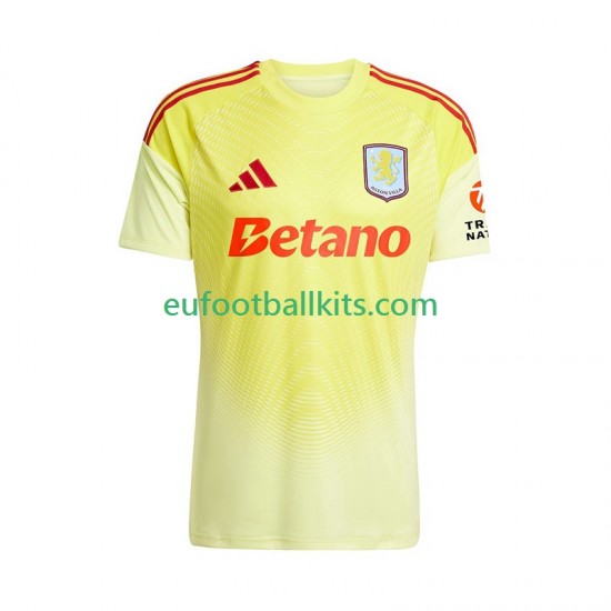 Aston Villa Goalkeeper Away Football Shirts 2025-2026 Men LS