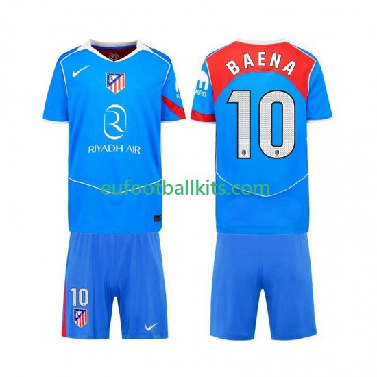 Atletico Madrid Alex Baena 10 Third Football Shirts 2025-2026 Kids LS