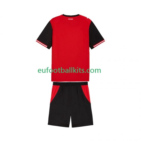 Austria Home Football Shirts World Cup 2026 Kids LS