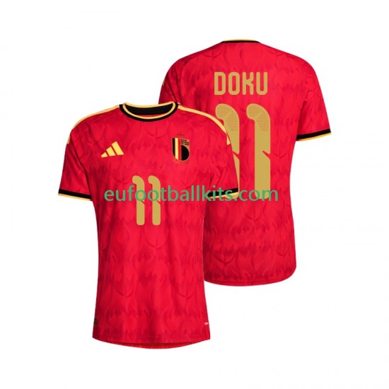 Belgium Jeremy Doku 11 Home Football Shirts World Cup 2026 Men LS