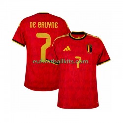 Belgium de bruyne 7 Home Football Shirts World Cup 2026 Men LS