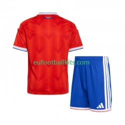 Chile Home Football Shirts 2026 Kids LS