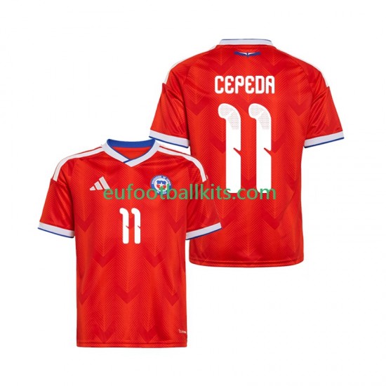 Chile Lucas Cepeda 11 Home Football Shirts 2026 Men LS