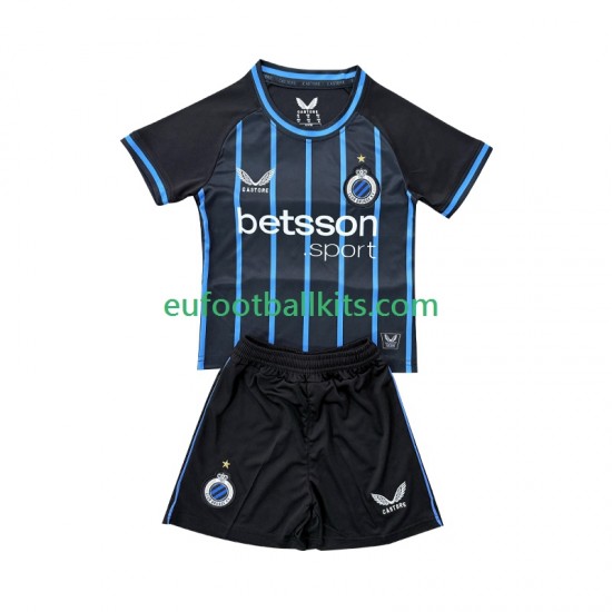 Club Brugge Home Football Shirts 2025-2026 Kids LS