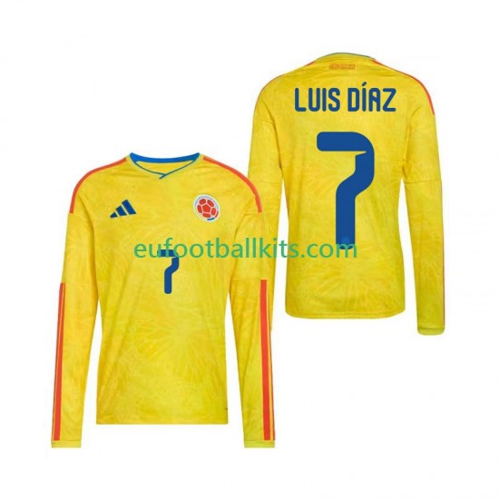 Colombia Luis Diaz 7 Home Football Shirts World Cup 2026 Men SS