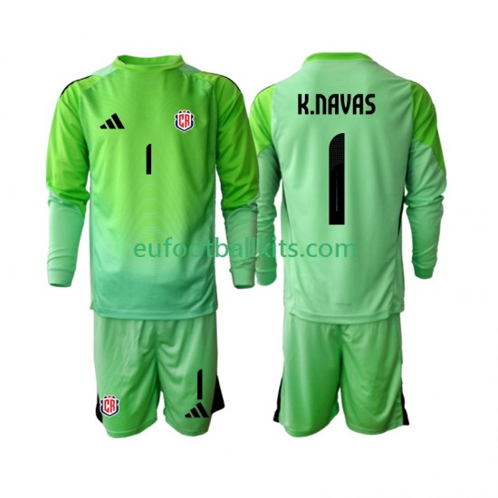 Costa Rica Goalkeeper Keylor Navas 1 Home Football Shirts 2025 Kids SS