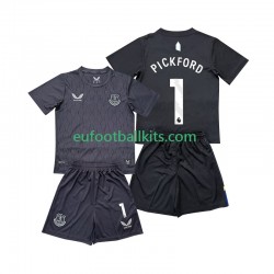 Everton FC Goalkeeper Pickford 1 Away Football Shirts 2025-2026 Kids LS