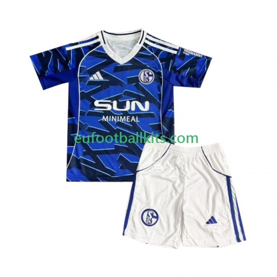 FC Schalke 04 Home Football Shirts 2025-2026 Kids LS