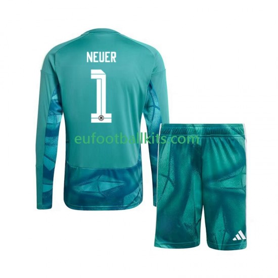 Germany Goalkeeper Manuel Neuer 1 Home Football Shirts World Cup 2026 Kids SS