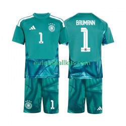 Germany Goalkeeper Oliver Baumann 1 Home Football Shirts World Cup 2026 Kids LS