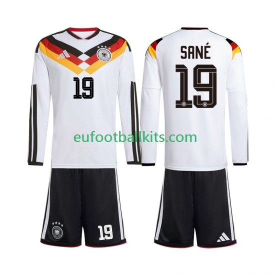Germany Leroy Sane 19 Home Football Shirts World Cup 2026 Kids SS