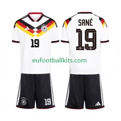 Germany Leroy Sane 19 Home Football Shirts World Cup 2026 Kids LS