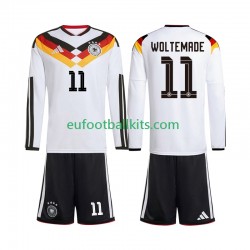 Germany Woltemade 11 Home Football Shirts World Cup 2026 Kids SS