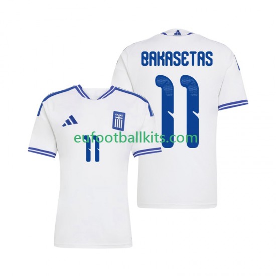 Greece Anastasios Bakasetas 11 Home Football Shirts 2026 Men LS