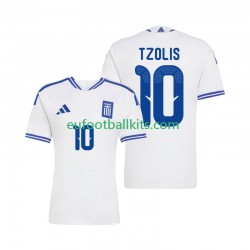 Greece Christos Tzolis 10 Home Football Shirts 2026 Men LS