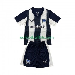 Hertha Berlin Home Football Shirts 2025-2026 Kids LS