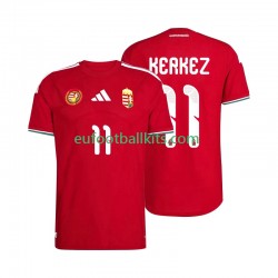 Hungary Kerkez 11 Home Football Shirts World Cup 2026 Men LS
