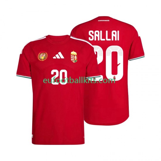 Hungary Sallai 20 Home Football Shirts World Cup 2026 Men LS
