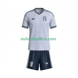 Italy Away Football Shirts 2026 Kids LS