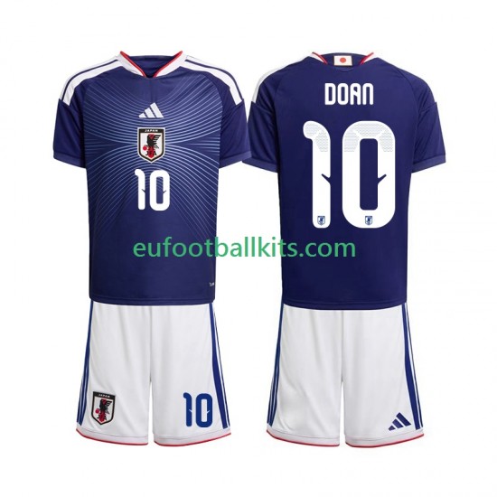 Japan Ritsu Doan 10 Home Football Shirts World Cup 2026 Kids LS