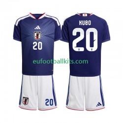 Japan Kubo 20 Home Football Shirts World Cup 2026 Kids LS