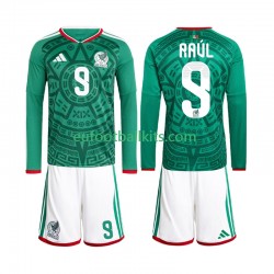 Mexico Raul Jimenez 9 Home Football Shirts World Cup 2026 Kids SS