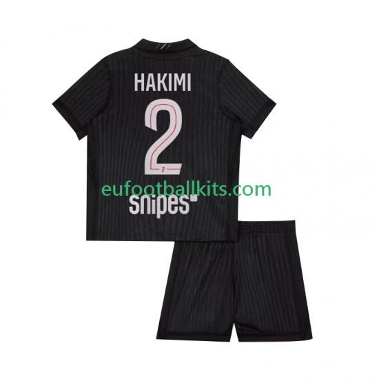 Paris Saint Germain Achraf Hakimi 2 Fourth Football Shirts 2025-2026 Kids LS