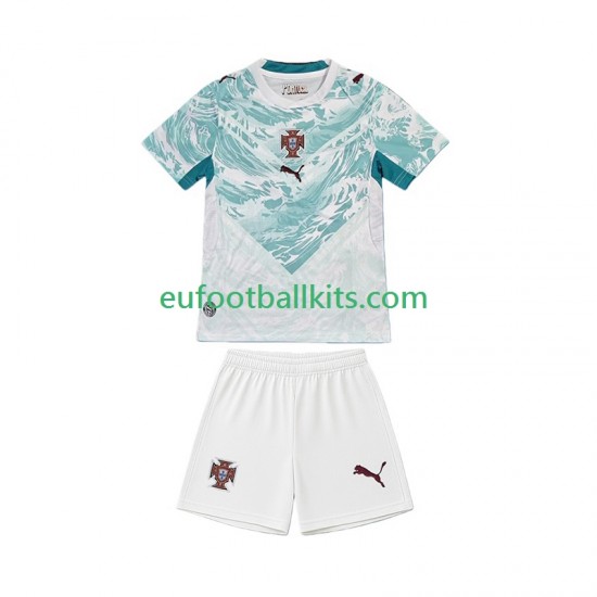 Portugal Away Football Shirts World Cup 2026 Kids LS