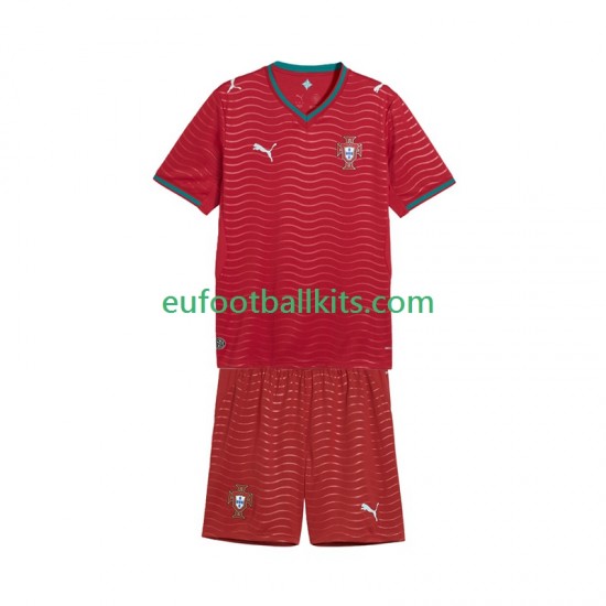 Portugal Home Football Shirts World Cup 2026 Kids LS