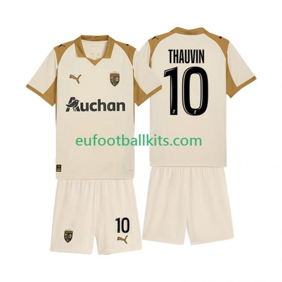 RC Lens Florian Thauvin 10 Third Football Shirts 2025-2026 Kids LS