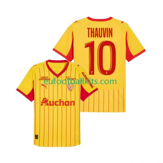 RC Lens Florian Thauvin 10 Home Football Shirts 2025-2026 Men LS