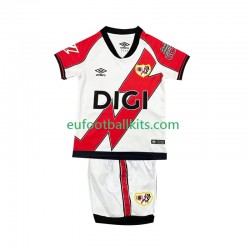 Rayo Vallecano Home Football Shirts 2025-2026 Kids LS