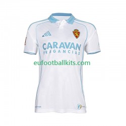 Real Zaragoza Home Football Shirts 2025-2026 Men LS