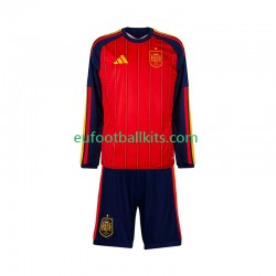 Spain Home Football Shirts World Cup 2026 Kids SS