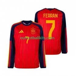 Spain Ferran Torres 7 Home Football Shirts World Cup 2026 Men SS