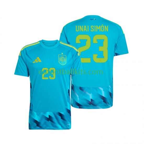 Spain Goalkeeper Unai Simon 23 Home Football Shirts World Cup 2026 Men LS